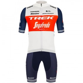 Tenue Maillot + Cuissard à Bretelles 2020 Trek-Segafredo N001